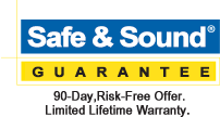 Safe & Sound® Guarantee Logo